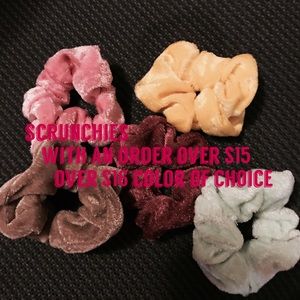 Free scrunchie with an order over $15 $2 normal